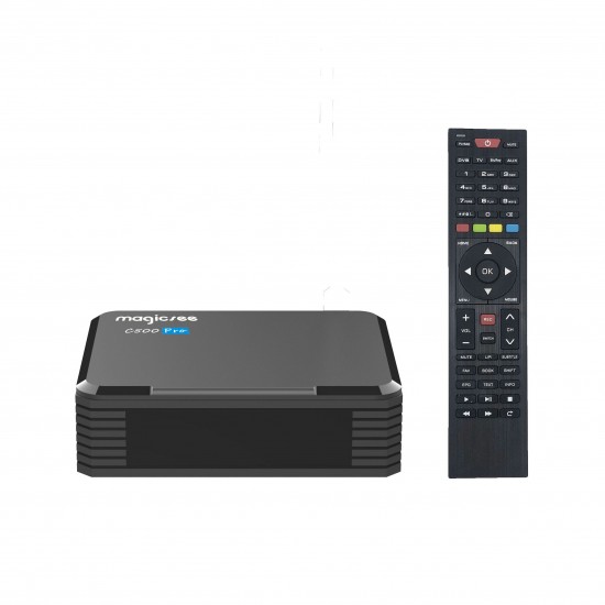 C500 PRO S2X+T2 Amlogic S905X3 2+16GB 5GHz WiFi BT4.2 Android 9.0 4K Smart TV Box DVB-T2 DVB-S2X/S2 Satellite TV Receiver