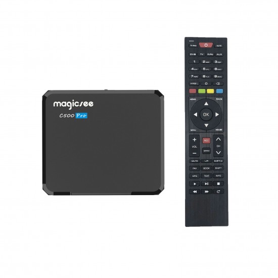 C500 PRO S2X+T2 Amlogic S905X3 2+16GB 5GHz WiFi BT4.2 Android 9.0 4K Smart TV Box DVB-T2 DVB-S2X/S2 Satellite TV Receiver