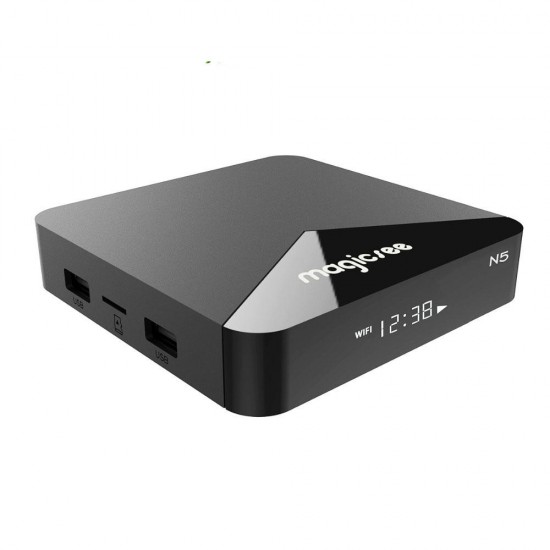 N5 Amlogic S905X 2GB DDR3 16GB 5G WIFI bluetooth 4.1 4K H.265 Android TV Box with Time Display N5 Amlogic S905X 2GB DDR3 16GB 5G WIFI bluetooth 4.1 4K H.265 Android TV Box with Time Display