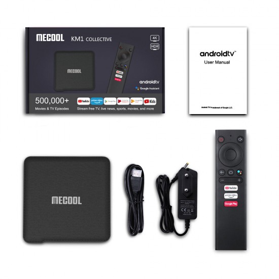 KM1 S905X3 ATV 4GB DDR RAM 64GB EMMC ROM Android 10.0 TV Box 2.4G 5G WIFI bluetooth 4.2 Google Certified Support 4K YouTube Prime Video Google Assistant KM1 S905X3 ATV 4GB DDR RAM 64GB EMMC ROM Android 10.0 TV Box 2.4G 5G WIFI bluetooth 4.2 Google Certified Support 4K YouTube Prime Video Google Assistant
