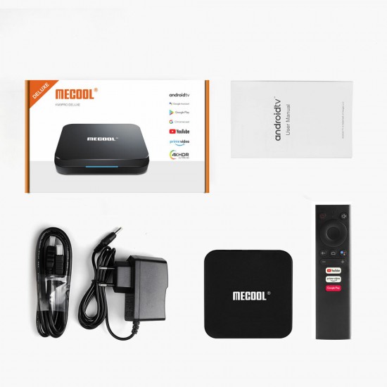 KM9 Pro ATV S905X2 Android 10.0 5G WIFI Bluetooth 4.0 4K Voice Control TV Box