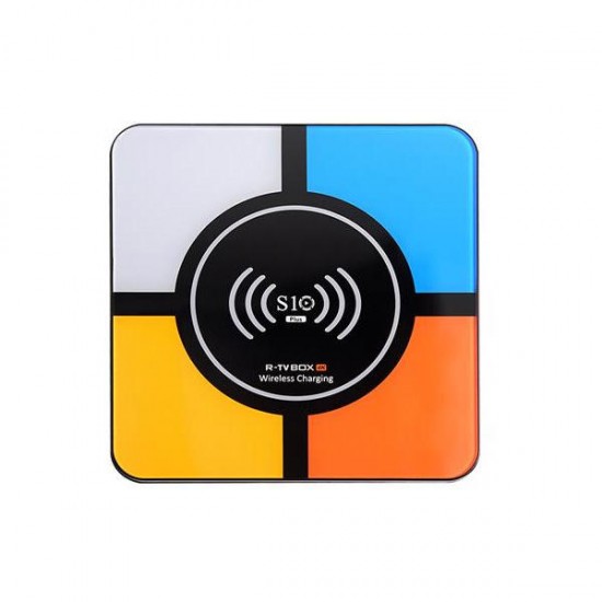 R-TV Box S10 Plus RK3328 4GB RAM 32GB ROM Android 8.1 2.4G WIFI 100M LAN HDR H.265 VP9 USB3.0 TV Box with Wireless Charging for Qi-Enabled Device R-TV Box S10 Plus RK3328 4GB RAM 32GB ROM Android 8.1 2.4G WIFI 100M LAN HDR H.265 VP9 USB3.0 TV Box with Wireless Charging for Qi-Enabled Device