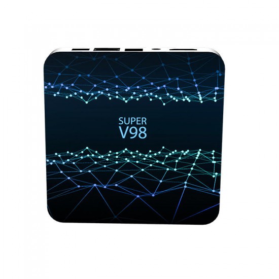 Super V98 RK3318 2GB RAM 16GB ROM 2.4G WIFI bluetooth 4.0 Android 9.0 4K TV Box