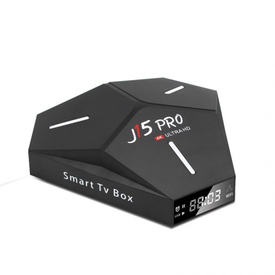 J15 Pro RK3328 2G RAM 16G ROM 5G Dual WIFI Android 9.0 4K HDR 3D TV Box With IR Remote Control Smart Network player