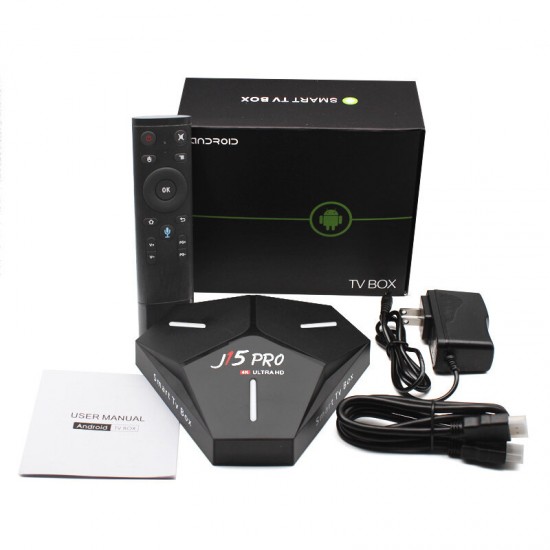 J15 Pro RK3328 4G RAM 32G ROM 5G Dual WIFI Android 9.0 4K HDR 3D TV Box With IR Remote Control Smart Network player J15 Pro RK3328 4G RAM 32G ROM 5G Dual WIFI Android 9.0 4K HDR 3D TV Box With IR Remote Control Smart Network player