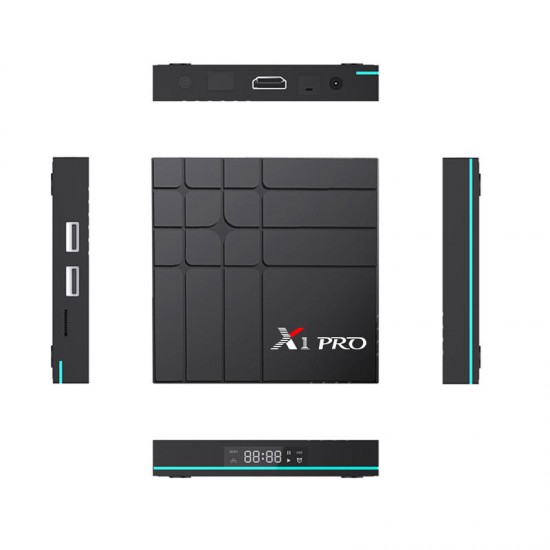 X1 Pro RK3318 2GB Ram 16GB Rom 5G Wifi Android 9.0 4K Tv Box