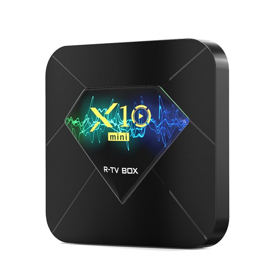 X10 Mini H313 DDR3 1GB RAM eMMC 8GB ROM 2.4G Wifi bluetooth 4.1 Android 10.0 4K TV Box Support VP9 H.265 4K@60fps