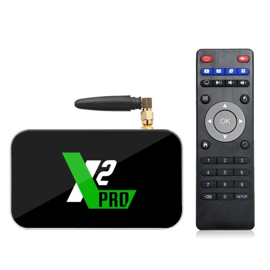 X2 Pro Amlogic S905X2 4GB DDR4 RAM 32GB ROM 1000M LAN 5G WIFI 4K Android 9.0 USB3.0 TV Box for TV Box