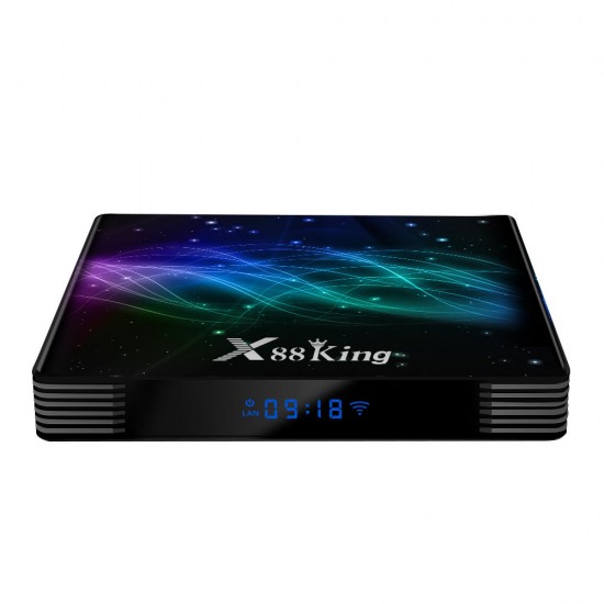 X88 King Amlogic S922X 4GB DDR4 RAM 128GB ROM 1000M LAN 5G WIFI bluetooth 5.0 Android 9.0 4K VP9 H.265 TV Box