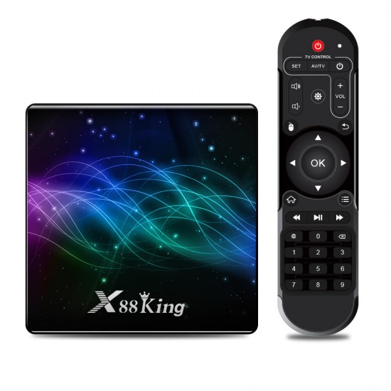 X88 King Amlogic S922X 4GB DDR4 RAM 128GB ROM 1000M LAN 5G WIFI bluetooth 5.0 Android 9.0 4K VP9 H.265 TV Box X88 King Amlogic S922X 4GB DDR4 RAM 128GB ROM 1000M LAN 5G WIFI bluetooth 5.0 Android 9.0 4K VP9 H.265 TV Box