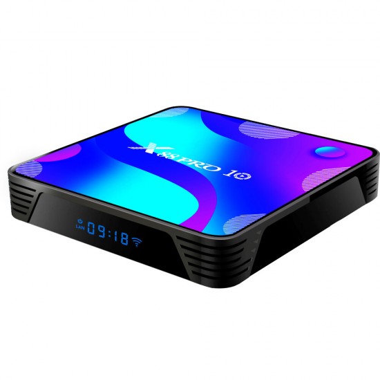 X88 Pro 10 RK3318 Quad-Core 2GB RAM 16GB ROM 5G WIFI bluetooth 4.0 Android 10.0 4K TV Box H.265 VP9 for Neflix Youtube