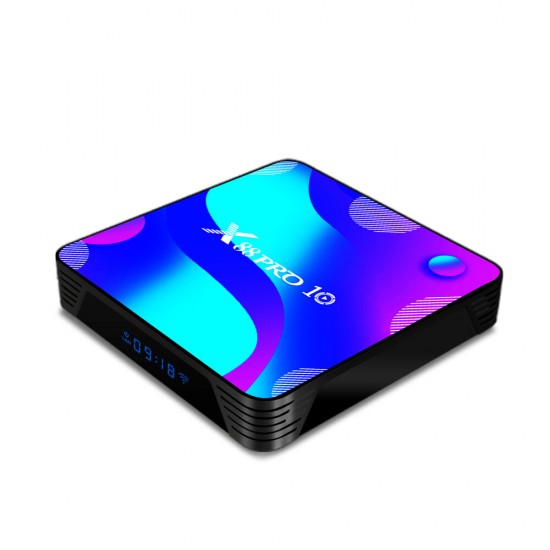 X88 Pro 10 RK3318 Quad-Core 4GB RAM 64GB ROM 5G WIFI bluetooth 4.0 Android 10.0 4K TV Box H.265 VP9 for Neflix Facebook