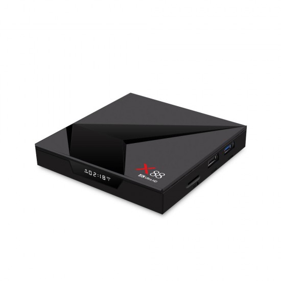 X88 RK3328 4GB RAM 32GB ROM 5G WIFI bluetooth 4.1 USB3.0 Type-C TV Box Voice Control