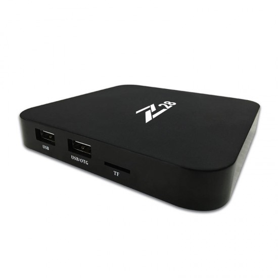 Z28 RK3328 Quad Core 2GB RAM 16GB ROM Android 7.1 2.4G WiFi 100M LAN 4Kx2K 60fps H.265 HEVC Android TV Box Mini PC