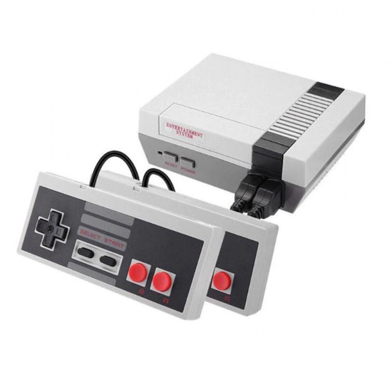 NES-620 Retro Classic Mini Action Game Console with Built-in 620 Games and 2 NES Classic Gamepads