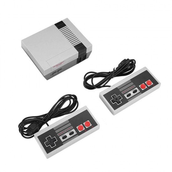 NES-620 Retro Classic Mini Action Game Console with Built-in 620 Games and 2 NES Classic Gamepads