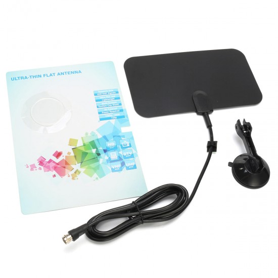 1.5M Flat Indoor Digital TV Antenna High Def for HDTV VHF UHF TVFox TVScout 1.5M Flat Indoor Digital TV Antenna High Def for HDTV VHF UHF TVFox TVScout