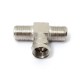 2 Way F-Type Splitter Combiner TV Virgin Cable Sky Satellite Freeview Silver 2 Way F-Type Splitter Combiner TV Virgin Cable Sky Satellite Freeview Silver
