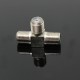 5Pcs Thread F Socket T Splitter Adaptor Cable TV Aerial Freeview Virgin Media Silver 5Pcs Thread F Socket T Splitter Adaptor Cable TV Aerial Freeview Virgin Media Silver