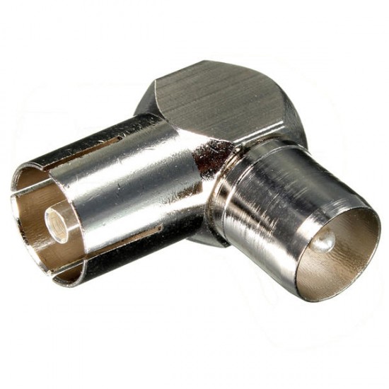 90 Degree Right Aerial Angled TV Cable Connector Male Coax Plug 90 Degree Right Aerial Angled TV Cable Connector Male Coax Plug