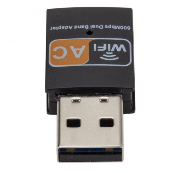 AC600M Dual Band USB Wireless Network Card 5G 2.4G External 8811 Chip Mini WIFI Receiver Adapter