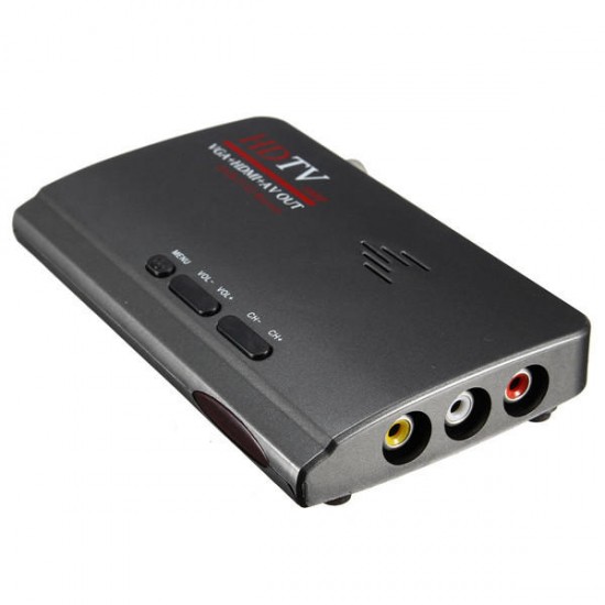 Digital Terrestrial HD 1080P DVB-T/T2 TV Box VGA AV CVBS Tuner Receiver With Remote Control Digital Terrestrial HD 1080P DVB-T/T2 TV Box VGA AV CVBS Tuner Receiver With Remote Control