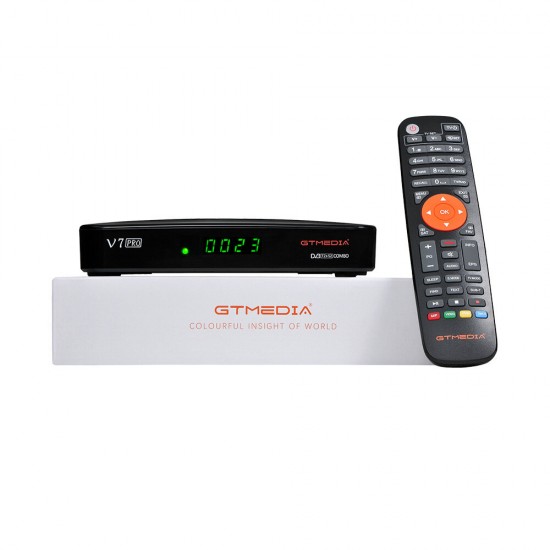 V7 PRO Combo DVB-T2 DVB-S2 Satellite Receiver H.265 1080P HD USB Wifi PowerVu Biss Key Cline Youtube PowerVu DRE TV Signal Receiver