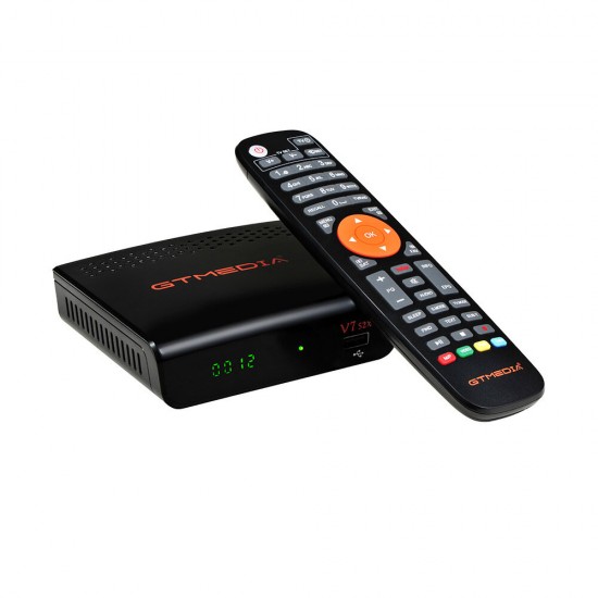 V7 S2X DVB-S2 Satellite TV Receiver H.265 1080P HD USB WIFI AVS+ VCM ACM T2MI BISS PowerVu DRE Set Top Box