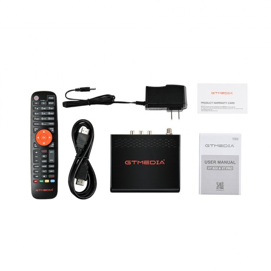 V7 S2X DVB-S2 Satellite TV Receiver H.265 1080P HD USB WIFI AVS+ VCM ACM T2MI BISS PowerVu DRE Set Top Box