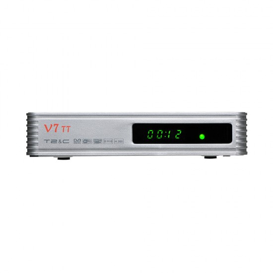 V7TT DVB-T T2 DVB-C Satellite Receiver 1080P HD H.265 HEVC J.83B Set Top Box TV Signal Receiver Support for Cccam V7TT DVB-T T2 DVB-C Satellite Receiver 1080P HD H.265 HEVC J.83B Set Top Box TV Signal Receiver Support for Cccam