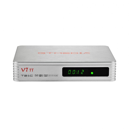 V7TT DVB-T T2 DVB-C Satellite Receiver 1080P HD H.265 HEVC J.83B Set Top Box TV Signal Receiver Support for Cccam