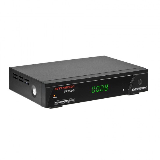 V7 Plus H.265 DVB-S2/T2 Satellite TV Receiver Tuner Support Cccam PowerVu Newcam