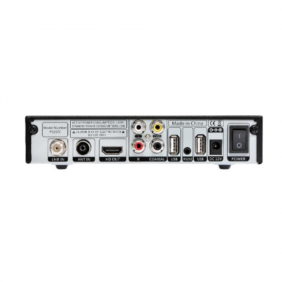 V7 Plus H.265 DVB-S2/T2 Satellite TV Receiver Tuner Support Cccam PowerVu Newcam