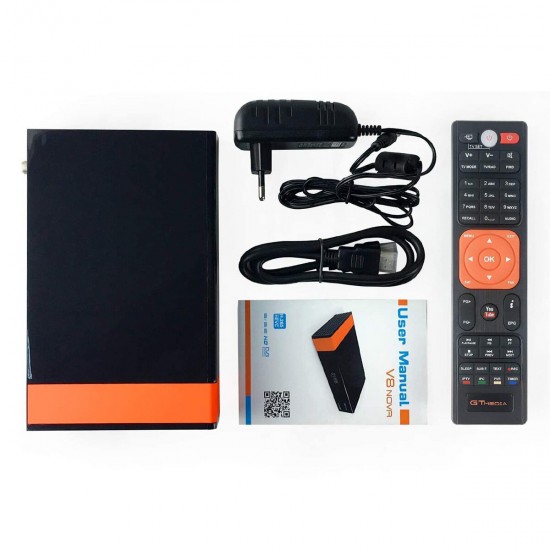 V8 NOVA DVB-S2 Satellite 1080P HD H.265 Built-in WIFI TV Signal Receiver Support CCcams