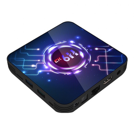 H9 X3 Amlogic S905x3 4GB RAM 32GB ROM 5G WiFi bluetooth 4.0 Android 9.0 8K Video Decoding TV Box with Mobile Control Youtube Netflix Google Play