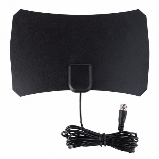 Indoor Digital HDTV TV Antenna Aerial Amplified 75 Mile Range VHF UHF