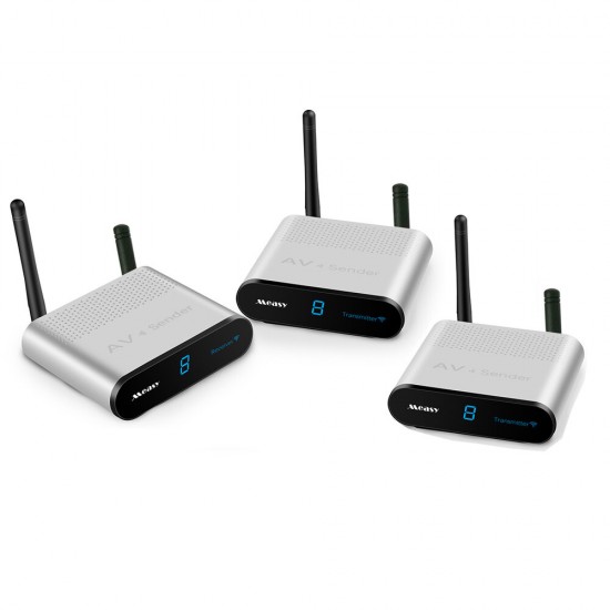 AV230-2 2.4G Wireless 300M AV Audio Video 1 Transmitter 2 Receiver AV230-2 2.4G Wireless 300M AV Audio Video 1 Transmitter 2 Receiver