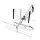 Outdoor Amplified HD TV Antenna Digital UHF VHF FM Radio 174-230 470-860MHZ HD27