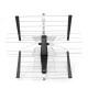 Outdoor Amplified HD TV Antenna Digital UHF VHF FM Radio 174-230 470-860MHZ HD27