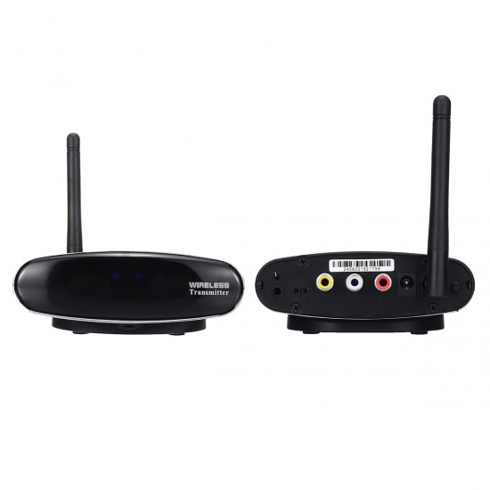 PAT-225 2.4GHz Wireless AV Sender IR Remote Audio Video Transmitter Receiver 100 Meter Transmission Distance