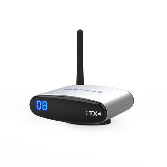 PAT-225 2.4GHz Wireless AV Sender IR Remote Audio Video Transmitter Receiver 100 Meter Transmission Distance