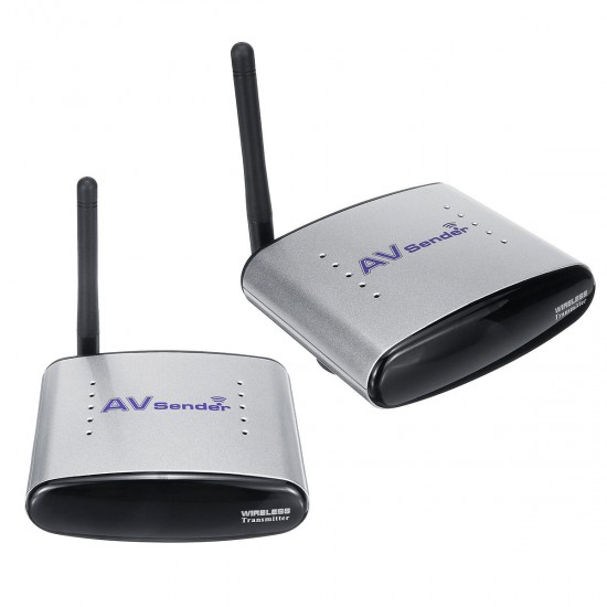 PAT-225 2.4GHz Wireless AV Sender IR Remote Audio Video Transmitter Receiver 100 Meter Transmission Distance