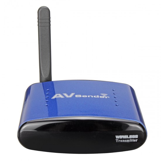 PAT-535 5.8GHz 100-240V 150m Wireless RCA AV Sender 24 Channel IR Remote Video Transmitter Receiver DVR