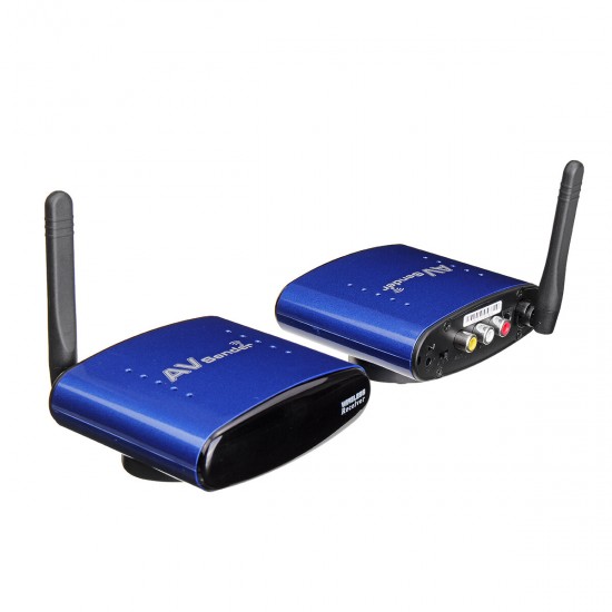 PAT-535 5.8GHz 100-240V 150m Wireless RCA AV Sender 24 Channel IR Remote Video Transmitter Receiver DVR