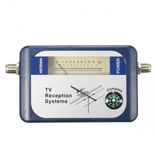 SF95DT DVB-T Finder Digital Aerial Terrestrial TV Antenna Signal Strength Meter Compass