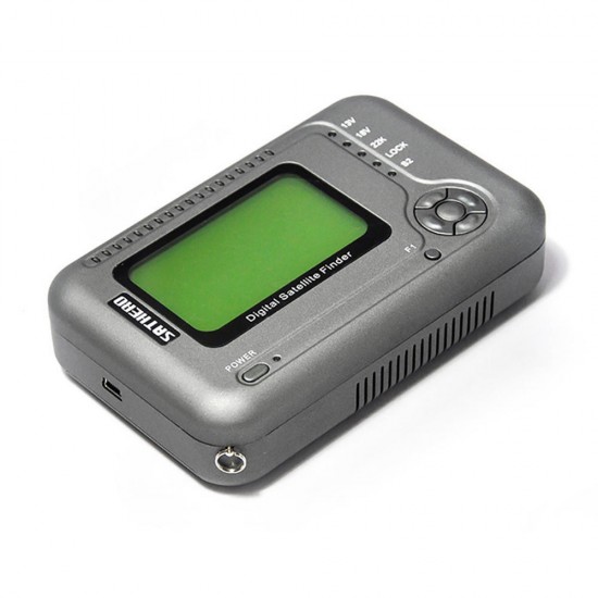 SH-200HD DVB-S2 Digital TV Signal Satellite Finder Meter MPEG-4 22KHz 13V 18V with 2.5 Inch LCD Display