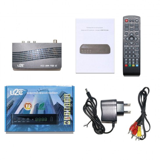 U2C DVB-T2-115 DVB-T2 H.264 HD TV Signal Terrestrial Receiver Set Top Box Support USB