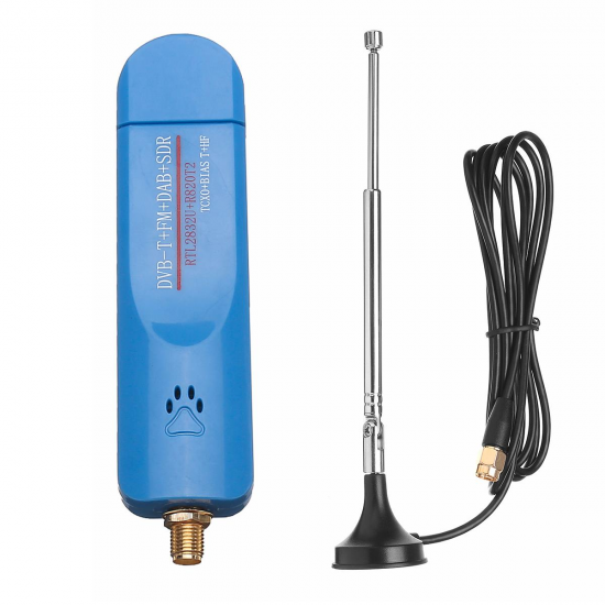 USB 2.0 R820T2 Digital DVB-T SDR DAB FM HDTV TV Tuner Signal Receiver Antenna