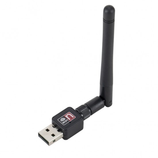 USB Wireless Network Card 150M with Antenna Detachable 2DB Desktop Notebook External AP Receiver