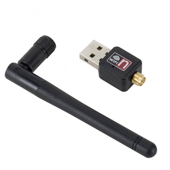 USB Wireless Network Card 150M with Antenna Detachable 2DB Desktop Notebook External AP Receiver USB Wireless Network Card 150M with Antenna Detachable 2DB Desktop Notebook External AP Receiver